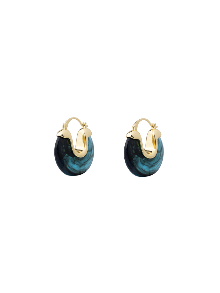 Par Arracada Chunky Forma U Colores