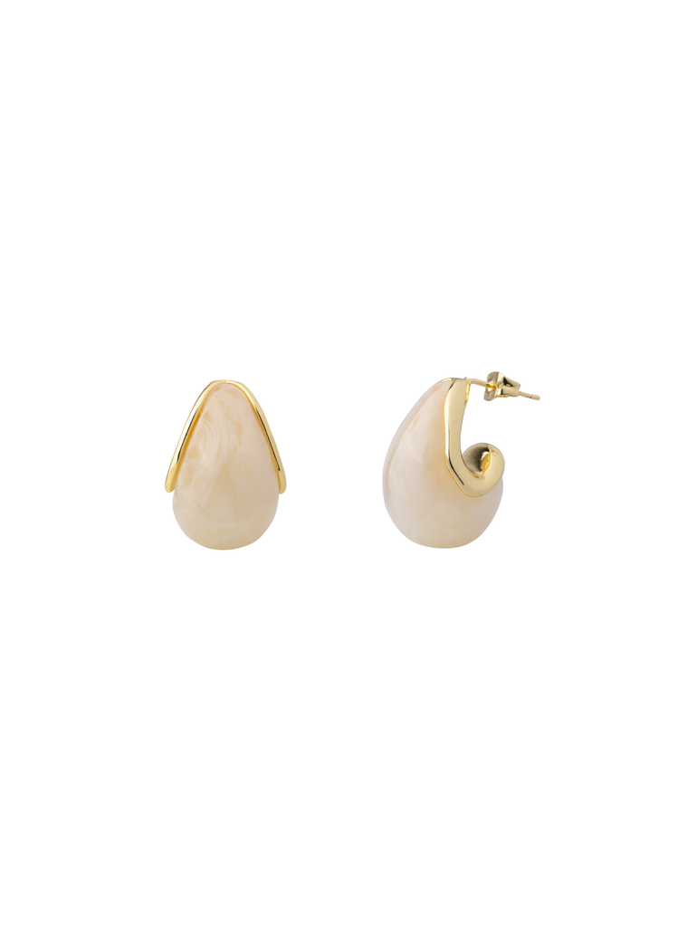 Par Arete Gota Marmoleada