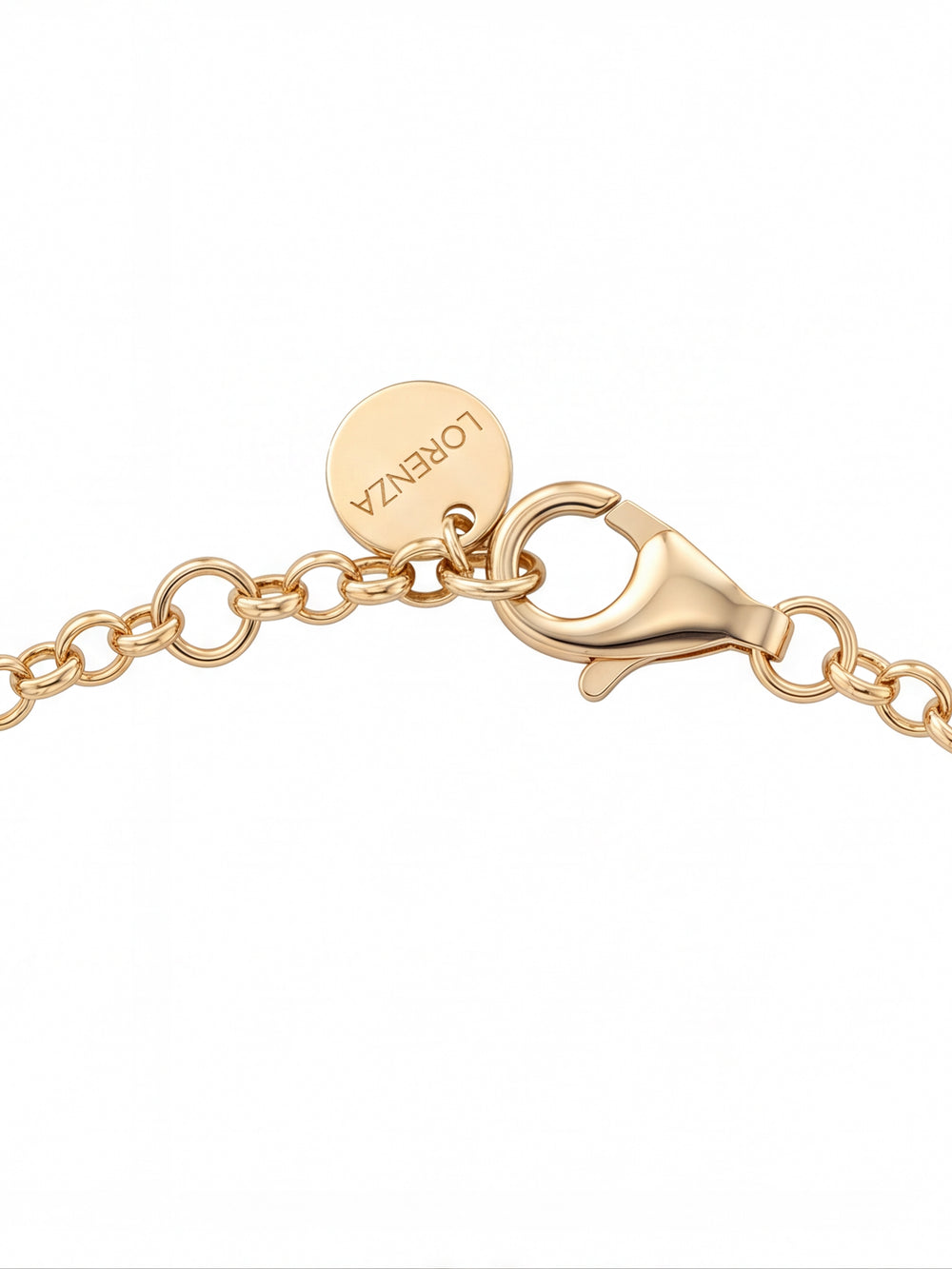 Pulsera Eslabones Dije Rectangular Con Zirconia