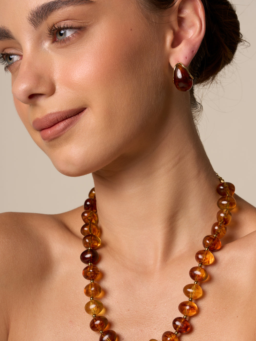 Par Arete Gota Marmoleada