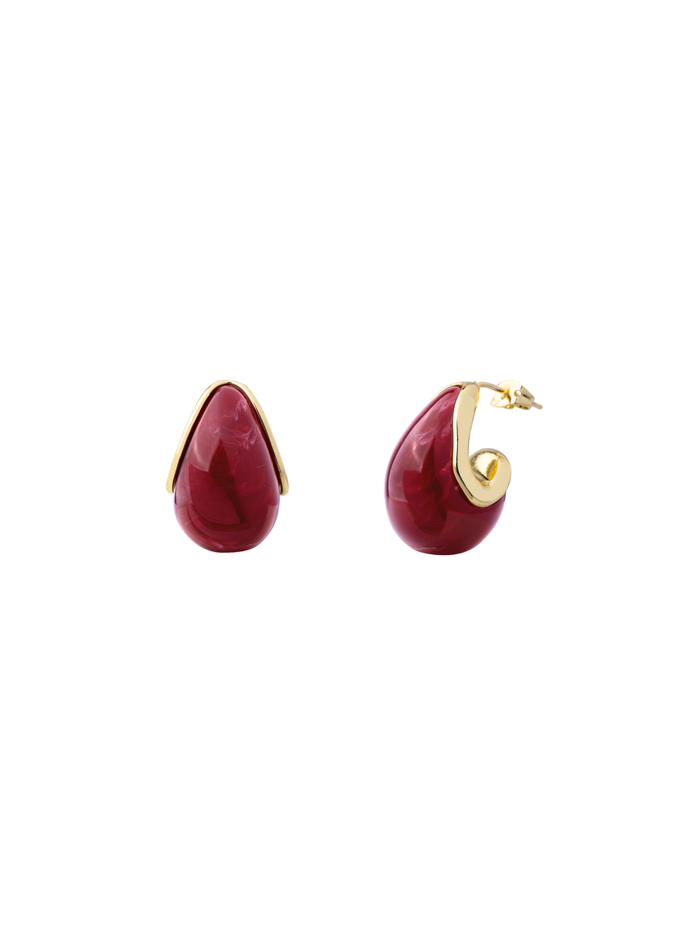 Par Arete Gota Marmoleada