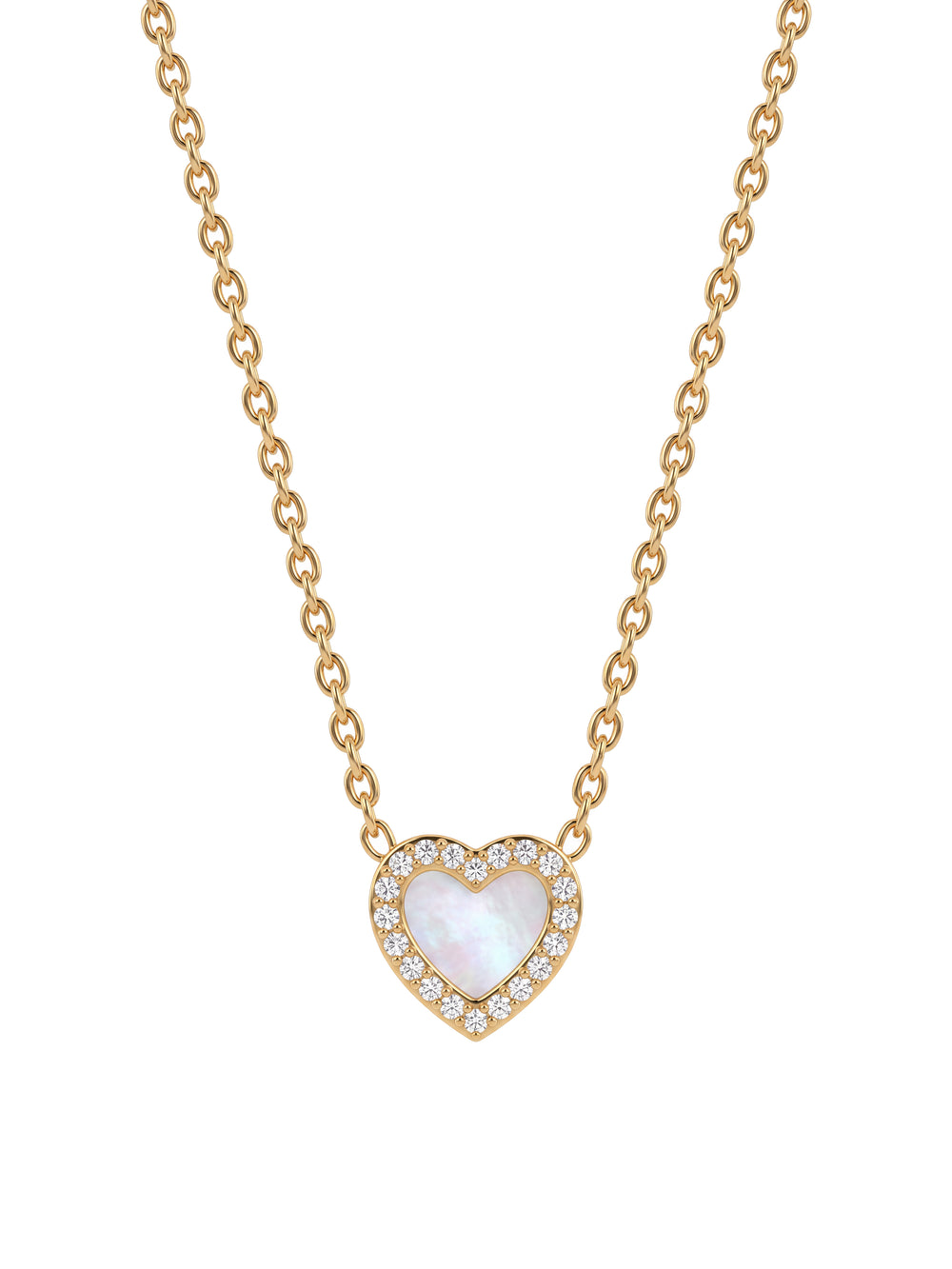 Collar Dije Corazon Madre Perla