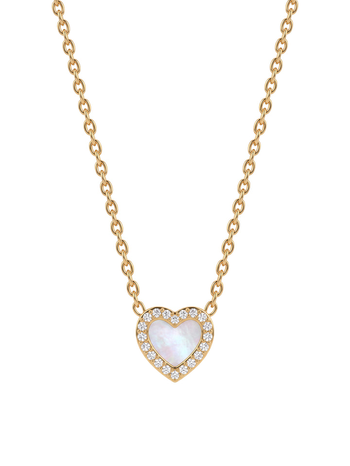 Collar Dije Corazon Madre Perla