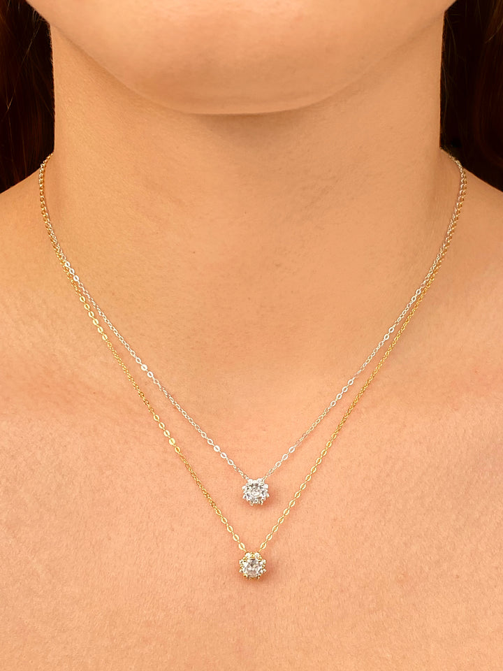 Collar Con Dije Zirconia