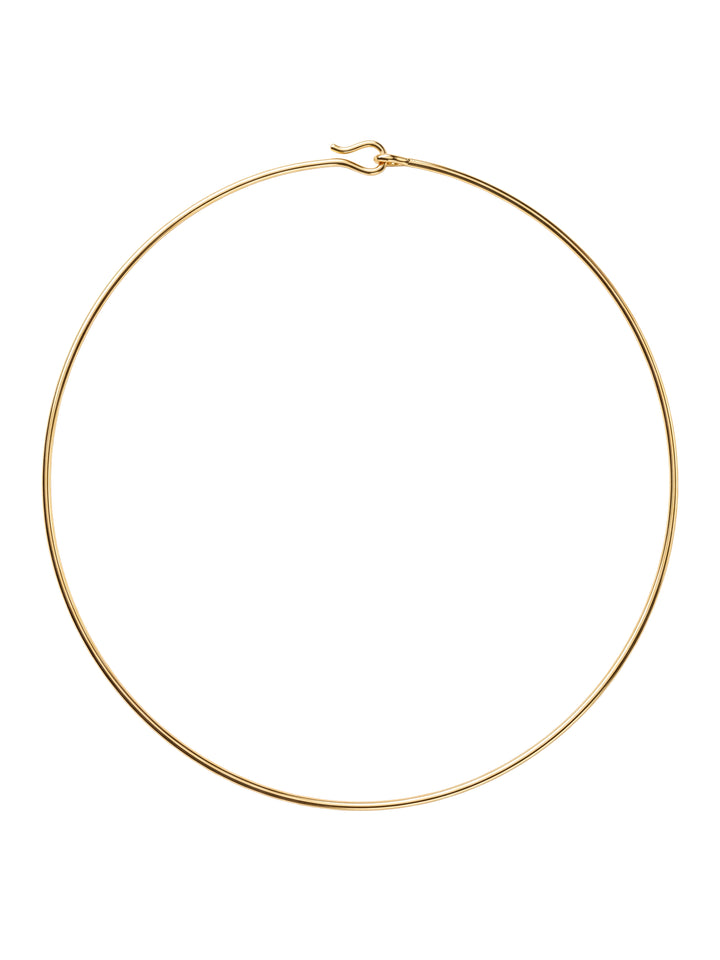 Choker Rigido Liso Dorado