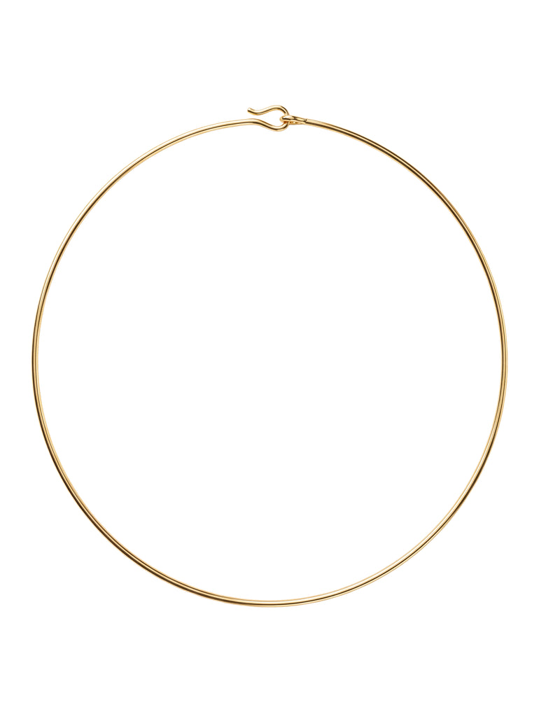 Choker Rigido Liso Dorado