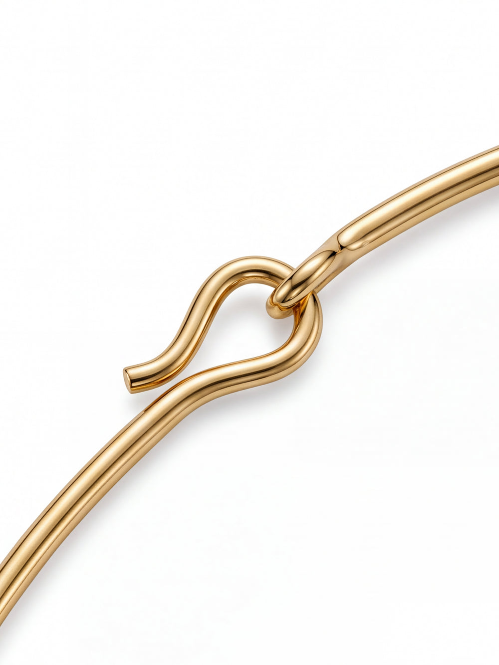 Choker Rigido Dije Zirconia Corazon