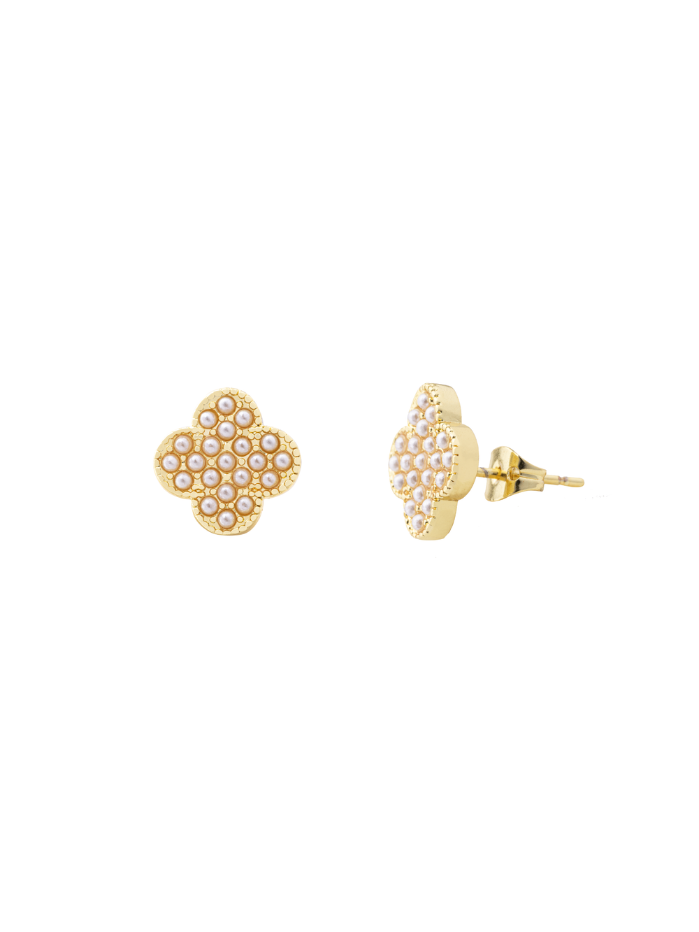 Par Arete Trebol Perlitas