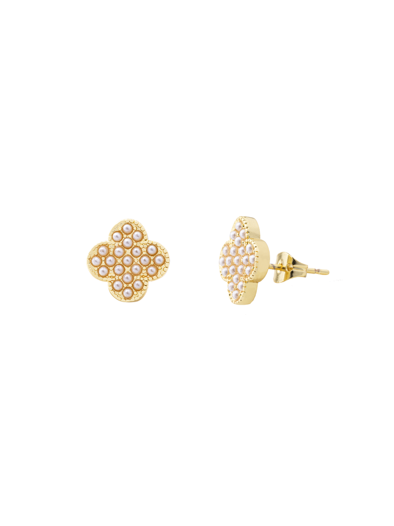 Par Arete Trebol Perlitas