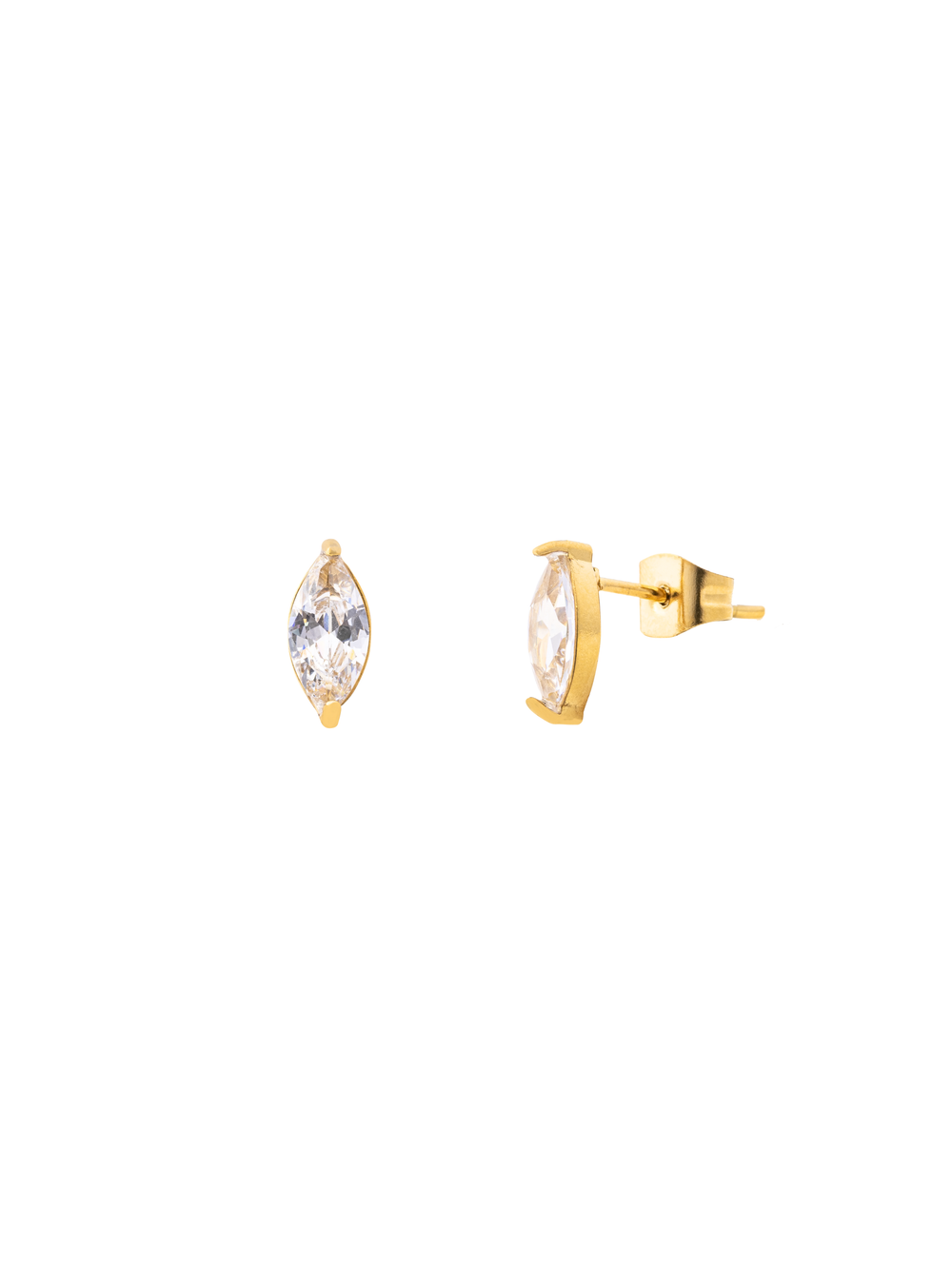 Par Arete Zirconia Forma Petalo