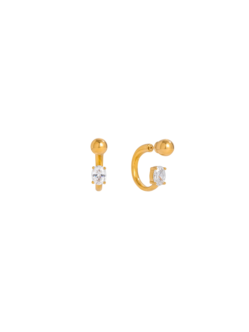Par Arete Abierto Forma C Con Zirconia