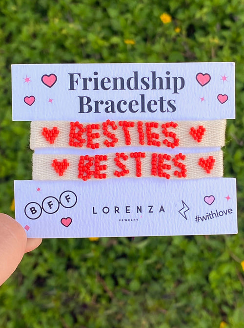 Set Pulsera Hilo Besties