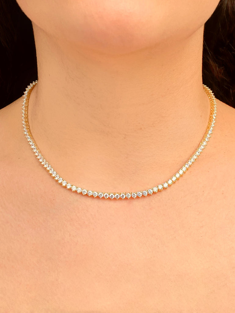 Collar Tennis Zirconias 4 mm