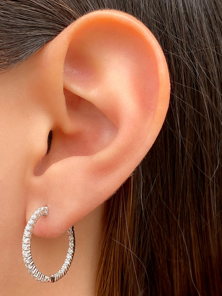 Par Arracadas 0.75 Ct Diamantes Lab Grown