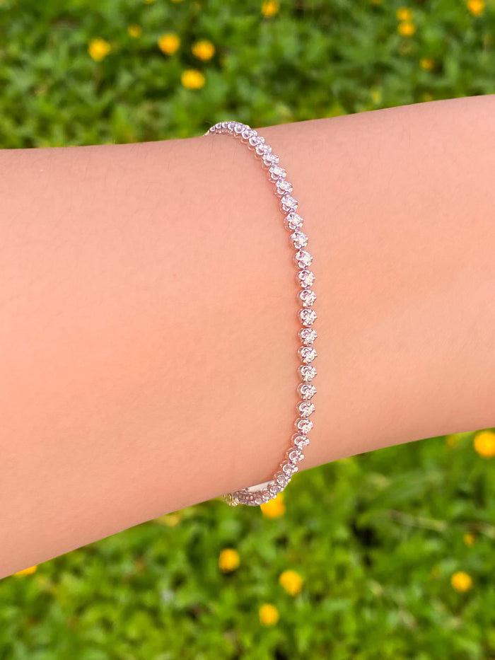 Tennis Bracelet 1 Ct Diamantes Lab Grown