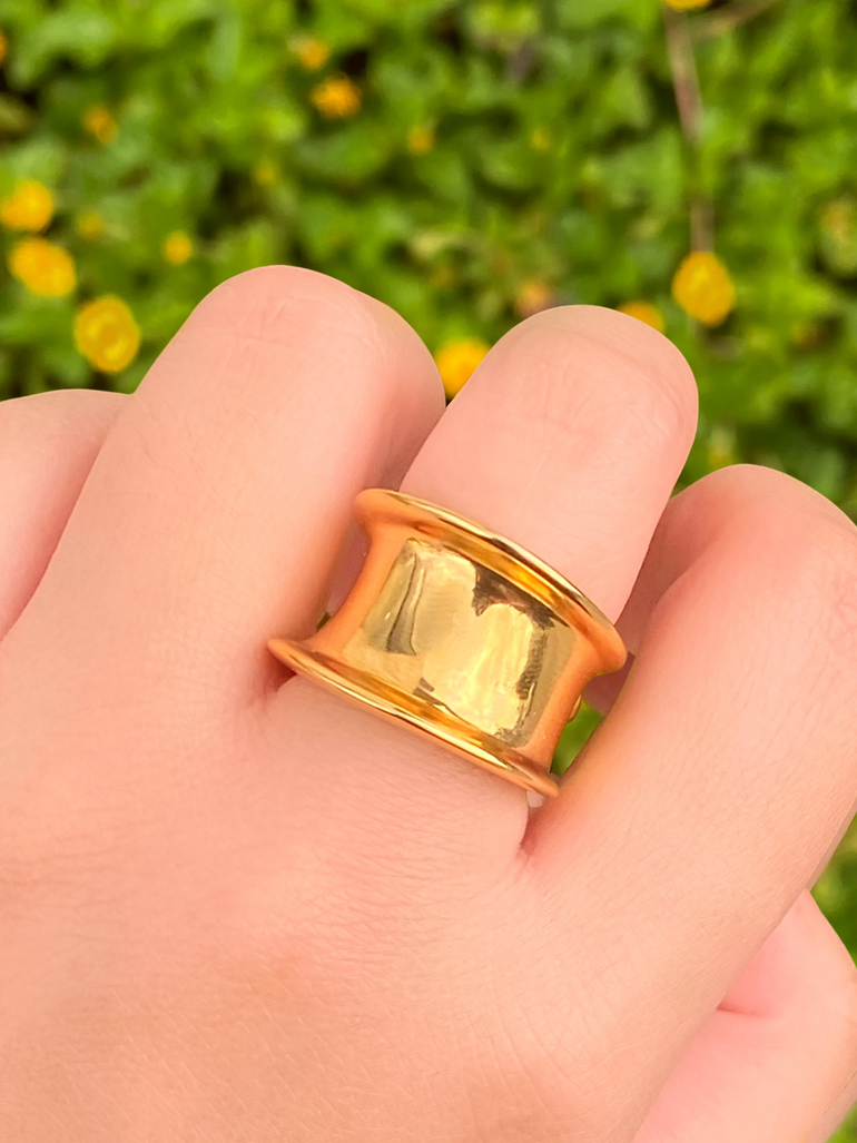 Anillo Cilindro Chunky