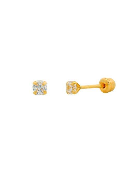 Broquel Zirconia Oro 10k