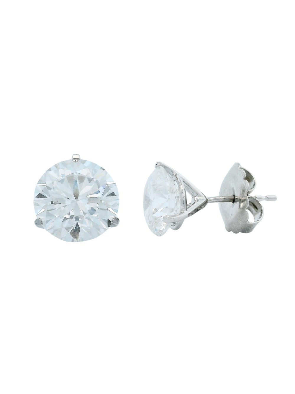 Par Aretes 6 Ct Diamantes Lab Grown