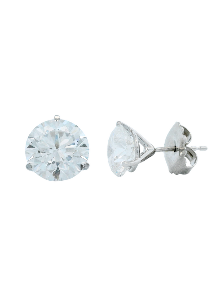 Par Aretes 6 Ct Diamantes Lab Grown