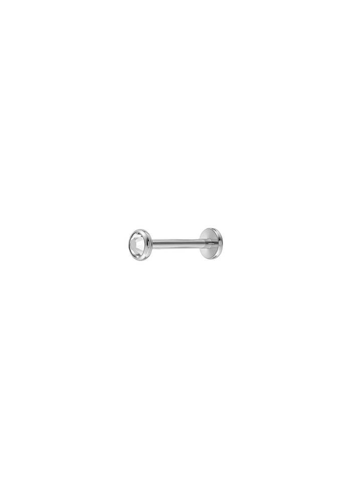 Aretes Zirconia Primera Perforacion Titanio