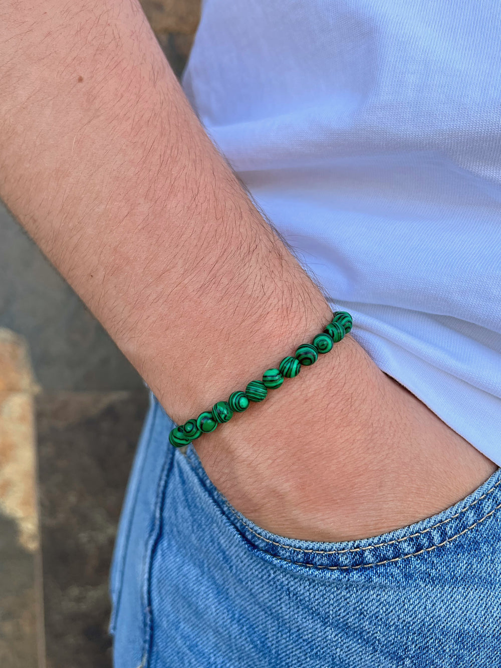 Pulsera Piedra Malaquita