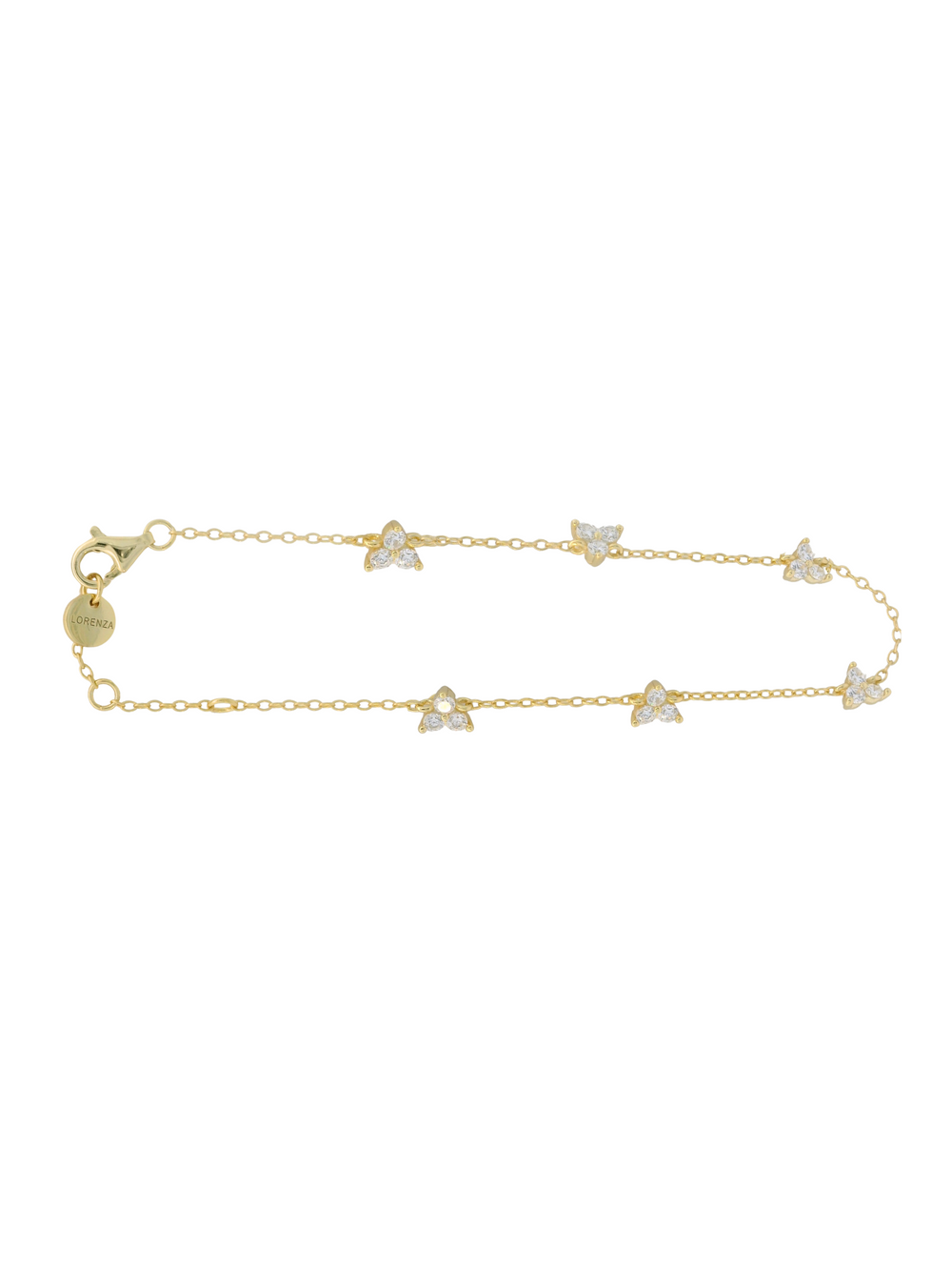 Pulsera Trebol Zirconias