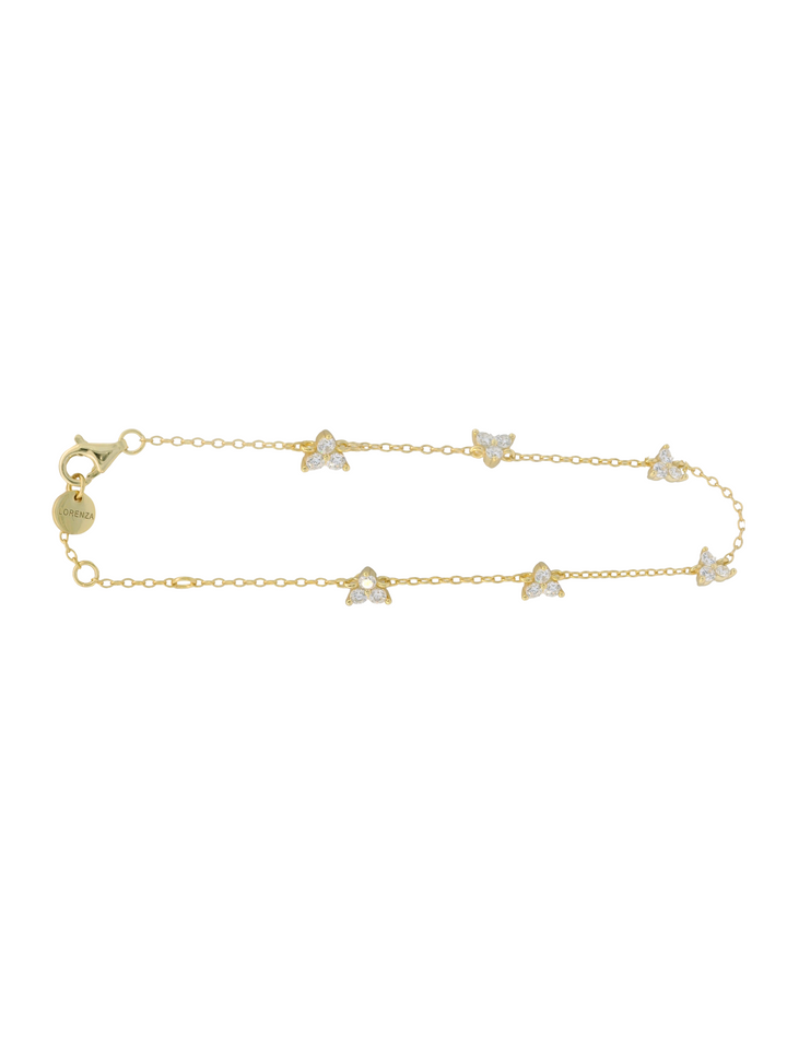 Pulsera Trebol Zirconias