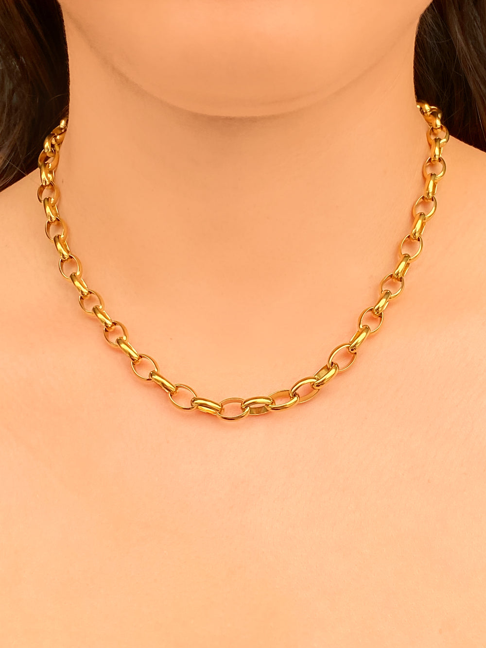 Collar Eslabones Redondos