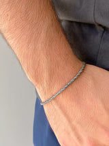 Pulsera Eslabón Tejido Irregular