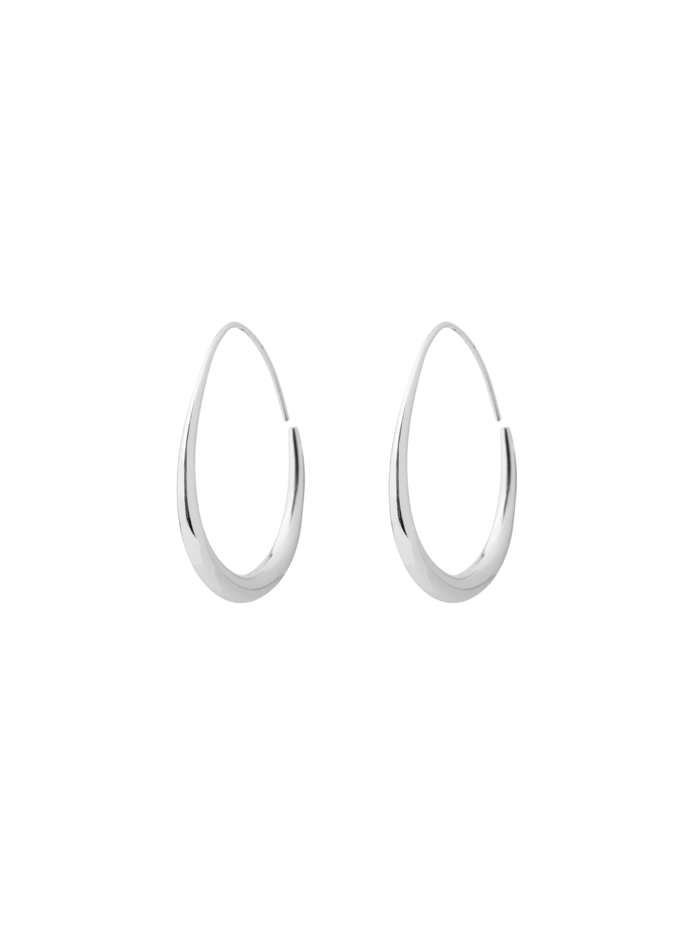 Par Arracada Colgante Gota Irregular Grande