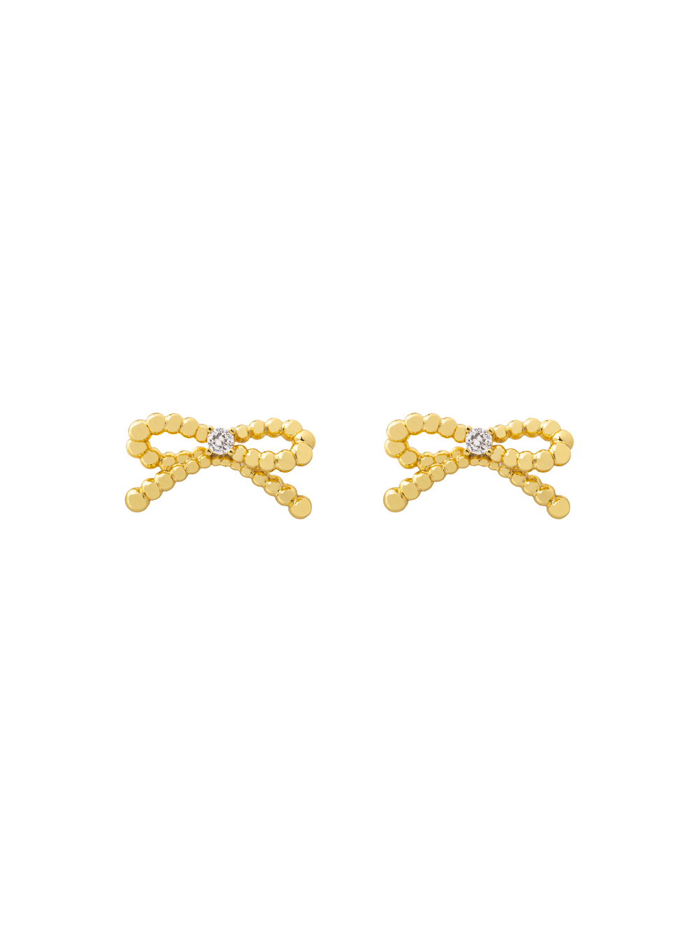 Par Arete Moño Con Bolitas