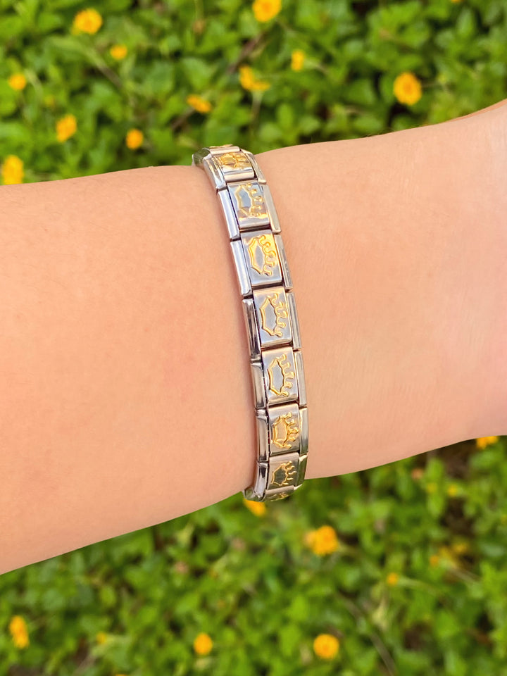 Pulsera Italiana Corona