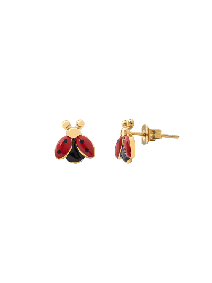 Par Arete Mini Catarina Roja