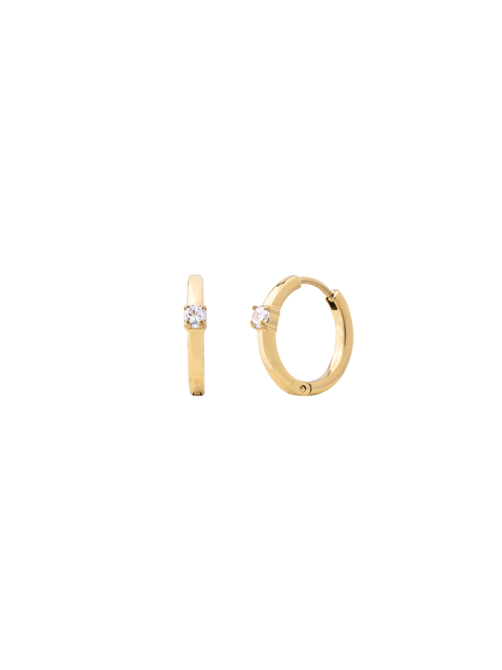 Par Arracada Con Zirconia