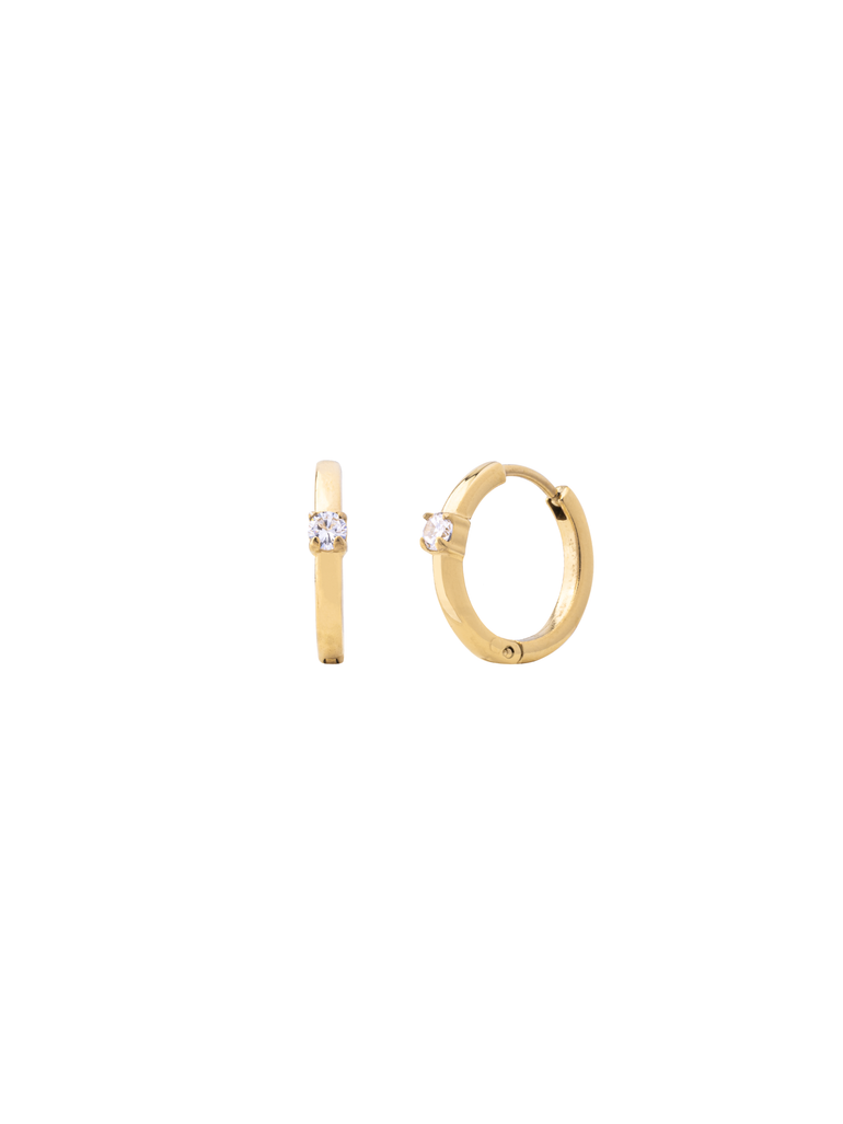Par Arracada Con Zirconia
