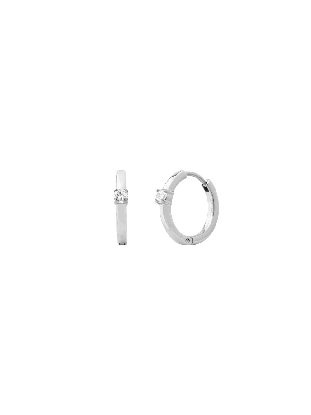 Par Arracada Con Zirconia