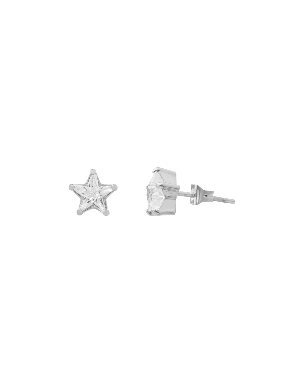 Par Arete Mini Estrella Con Zirconia