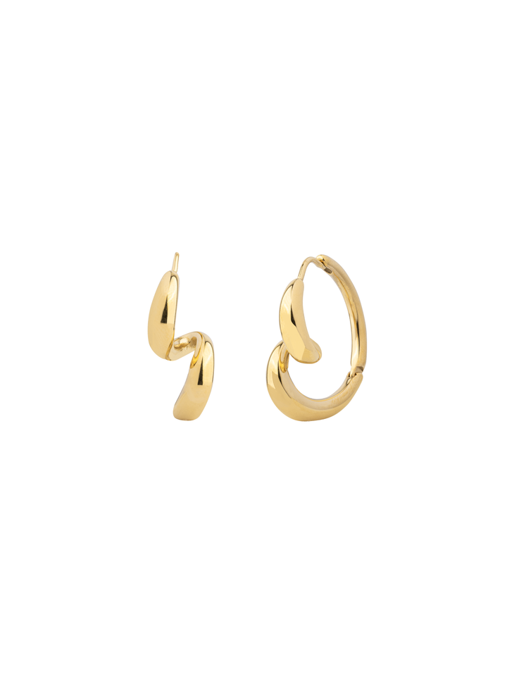 Par Arracada Linea Irregular