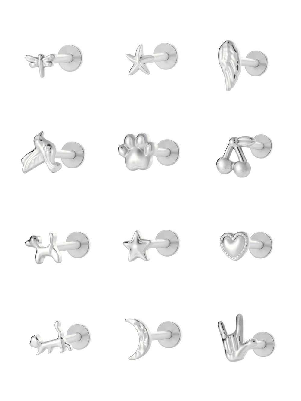Aretes Primera Perforacion Titanio