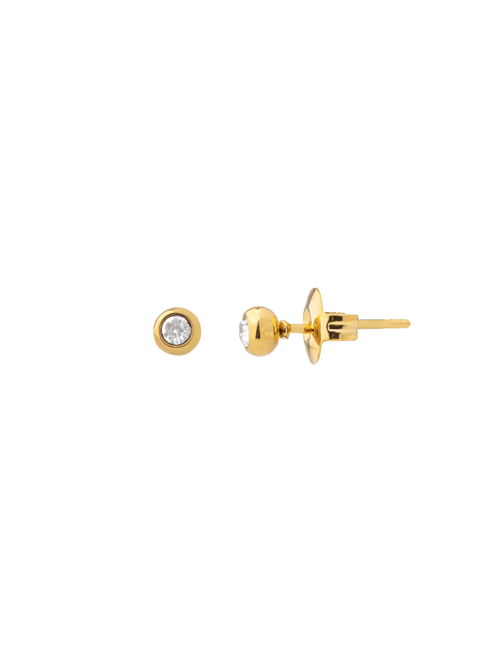Par Arete Mini Zirconia Con Contorno