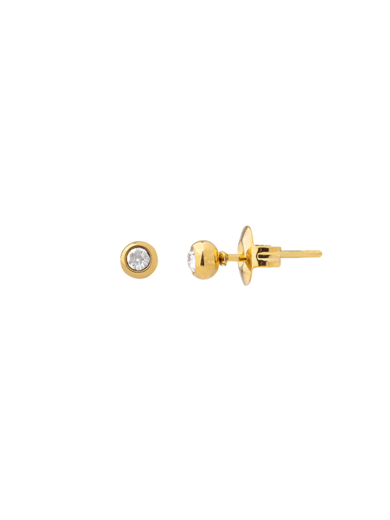 Par Arete Mini Zirconia Con Contorno