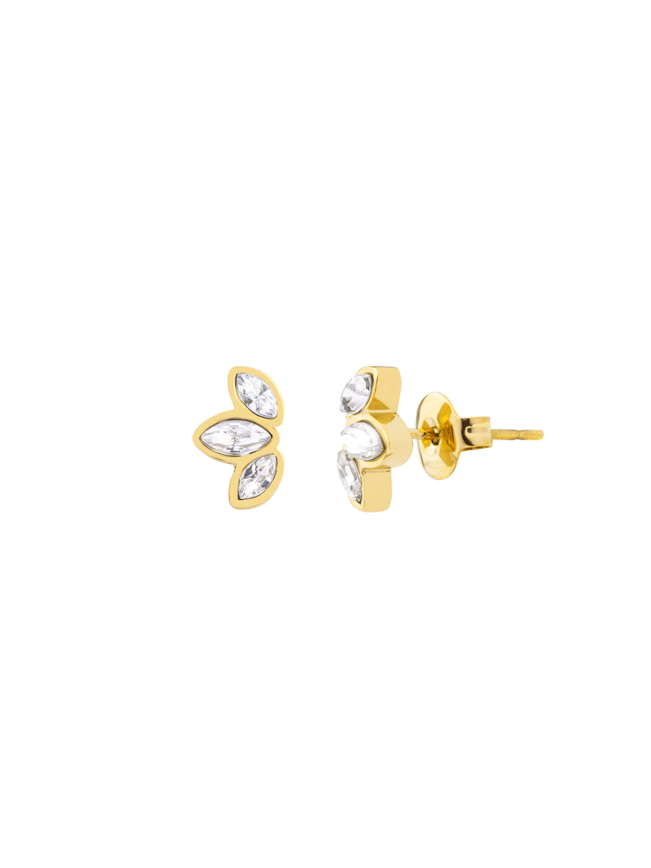 Par Arete Mini 3 Petalos