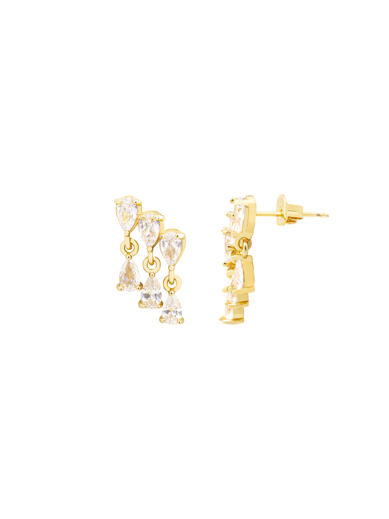 Par Arete Tres Gotas Colgantes