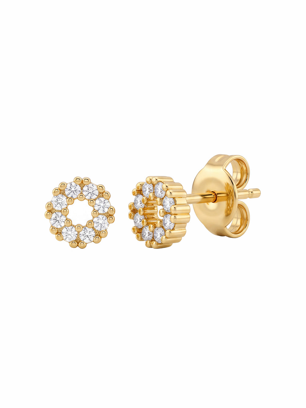 Par Arete Mini Contorno Circulo