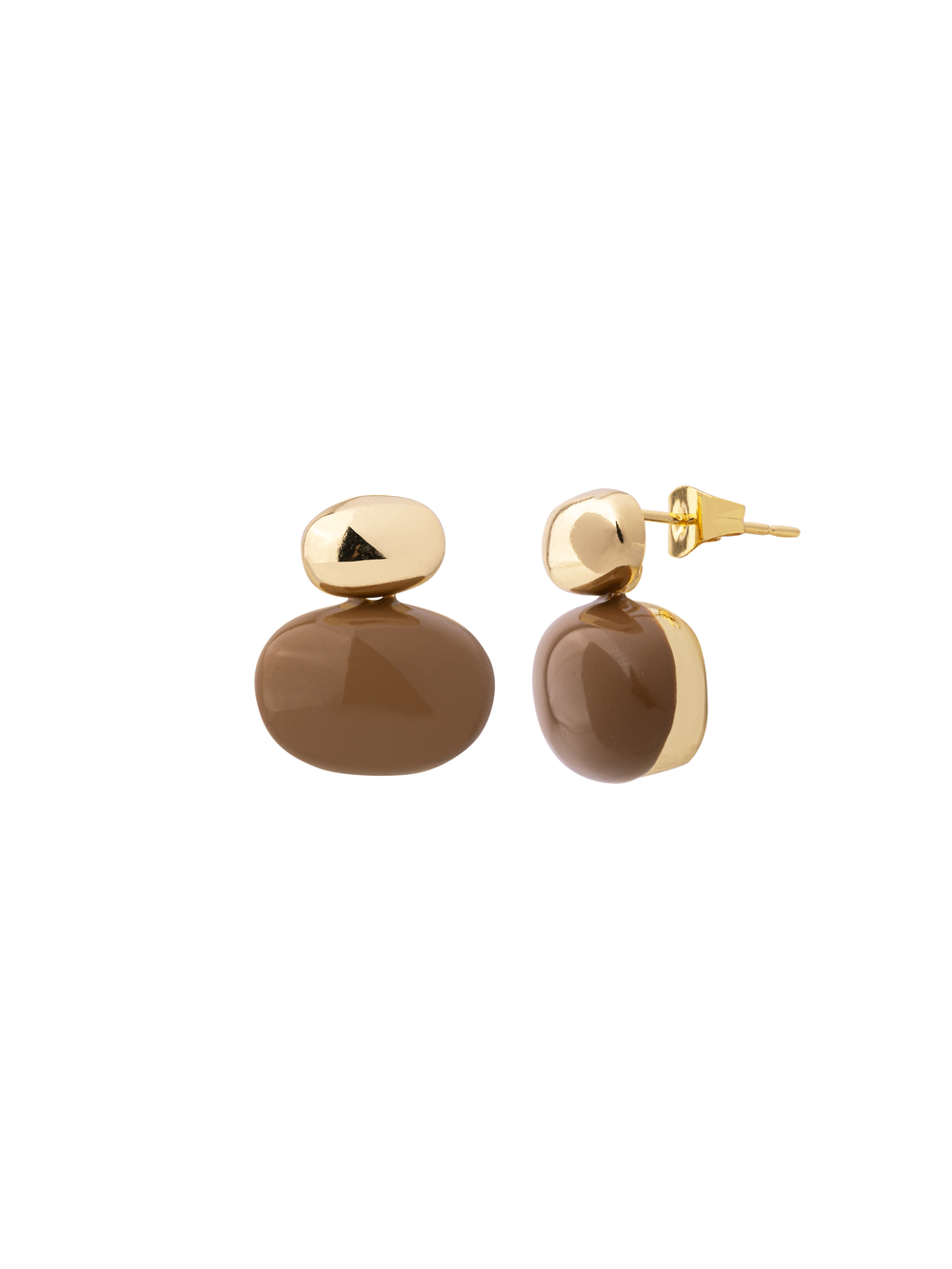 Par Arete Doble Ovalo