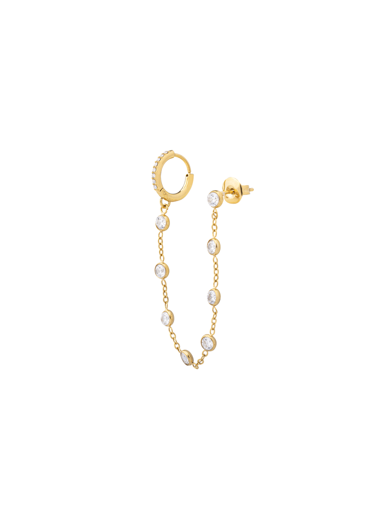 Arracada Cadena Con Arete