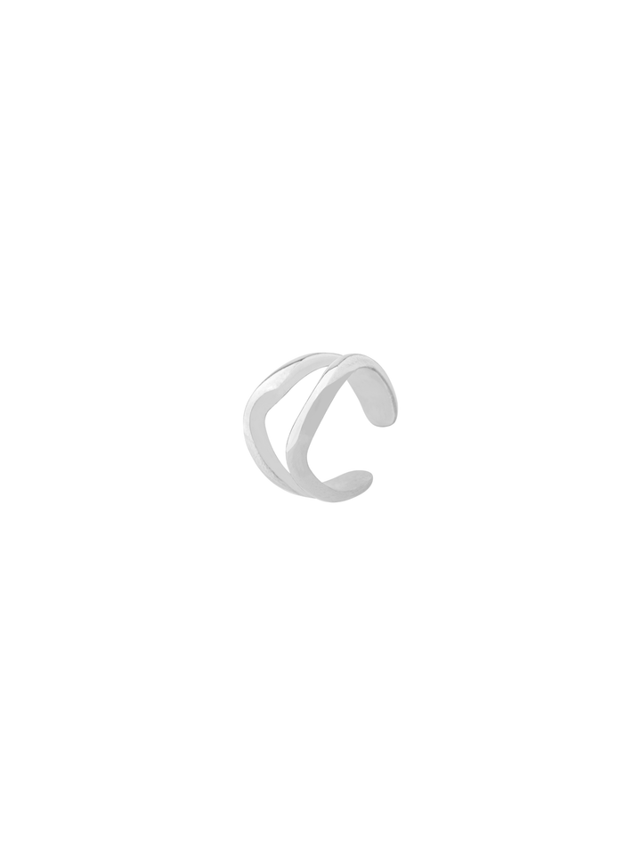 Ear Cuff Doble Linea Ondulado