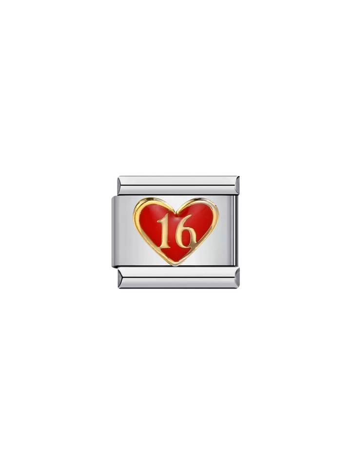 Charm Corazon Rojo 16