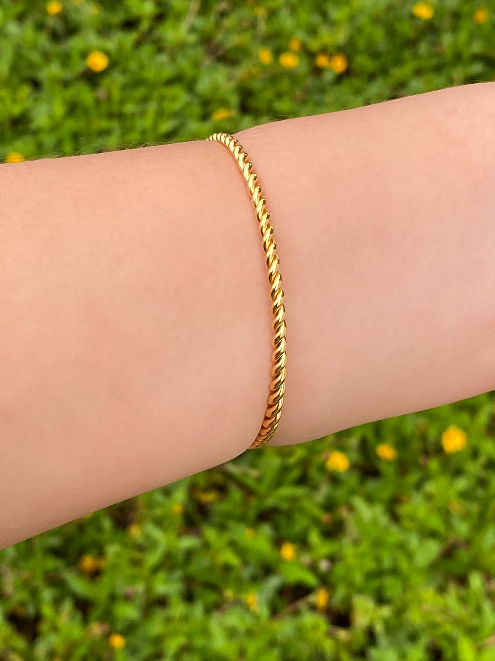 Brazalete Delgado Trenzado