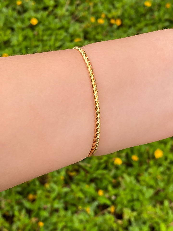 Brazalete Delgado Trenzado